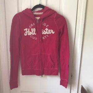 Hollister zip up hoodie